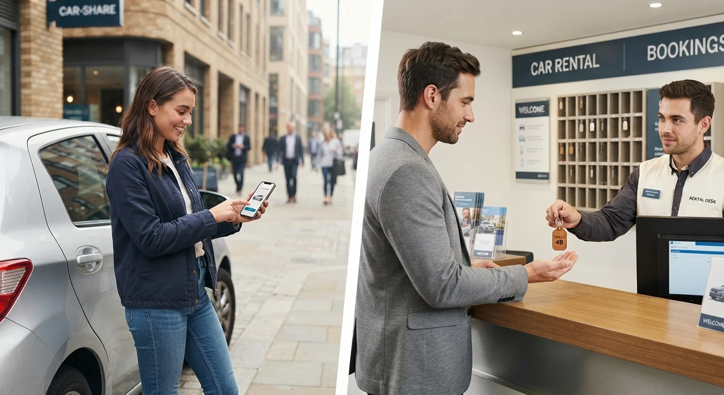 Carsharing vs. Car Rental: What Actually Makes Sense for Occasional Drivers
