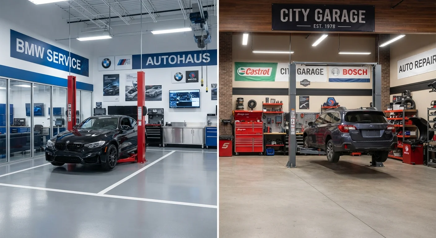 Dealer Service Centers vs. Independent Mechanics
