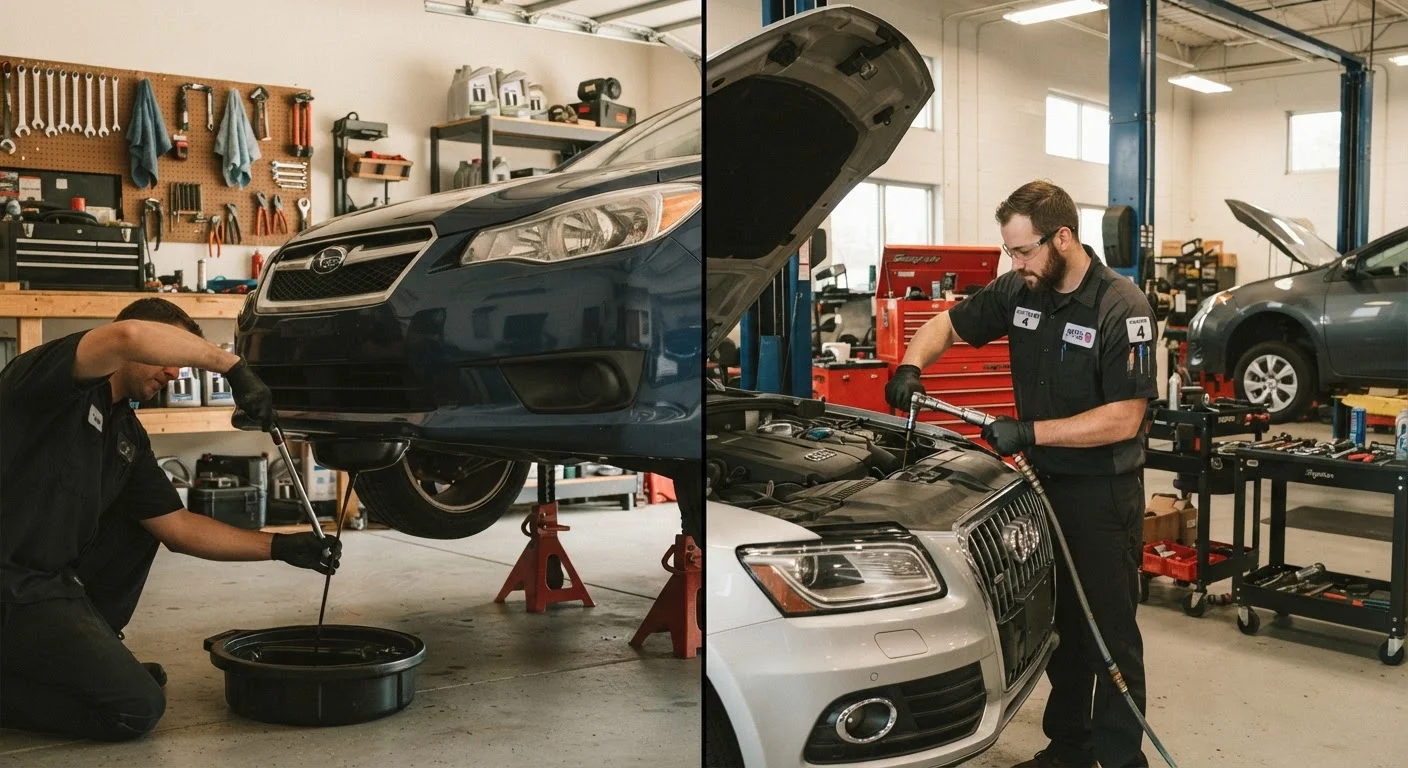 DIY Oil Change vs. Taking It to a Shop