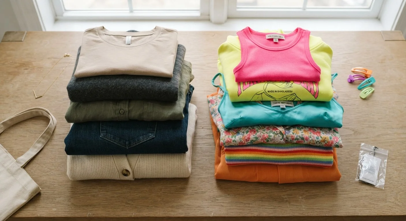 Fast Fashion vs. Slow Fashion: What the Difference Actually Means for Your Wallet