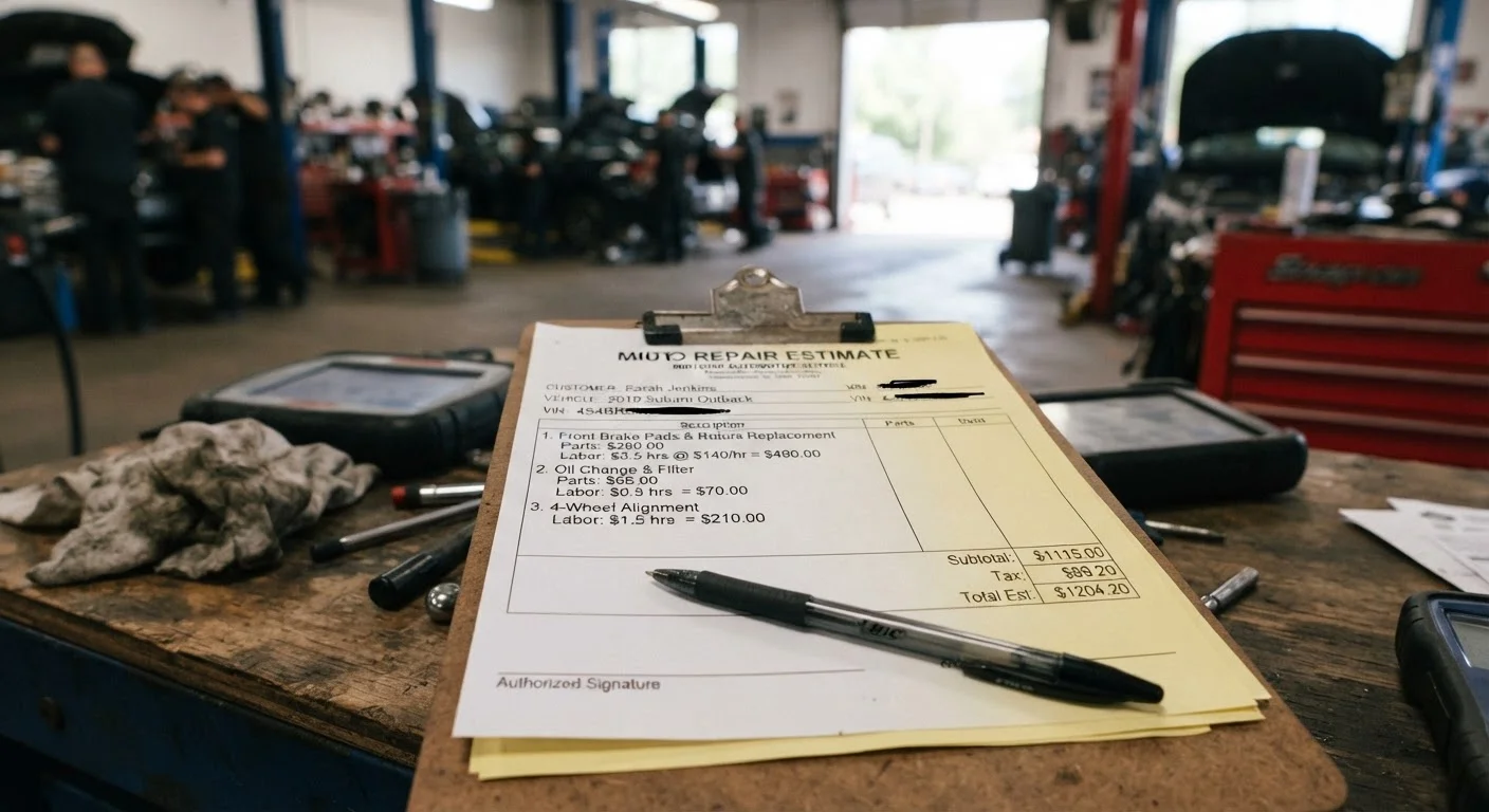 Reading a Repair Estimate: What the Line Items Actually Mean