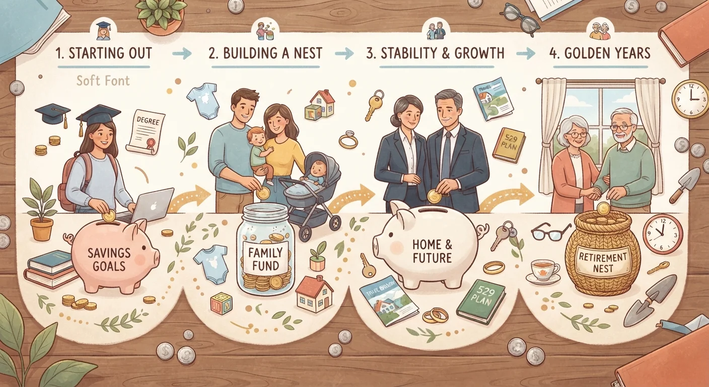 Saving Strategies Across Life Stages: What Changes and What Stays the Same