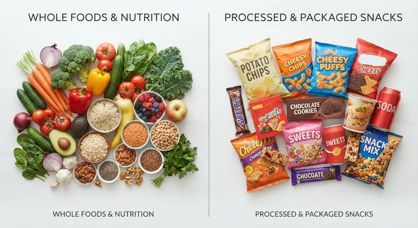 Whole Foods vs. Processed Foods: Understanding the Real Difference